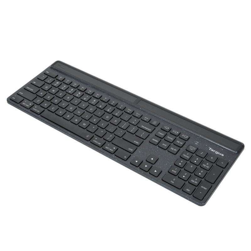 Targus Sustainable Energy Harvesting EcoSmart keyboard Universal Bluetooth QWERTY Nordic Black