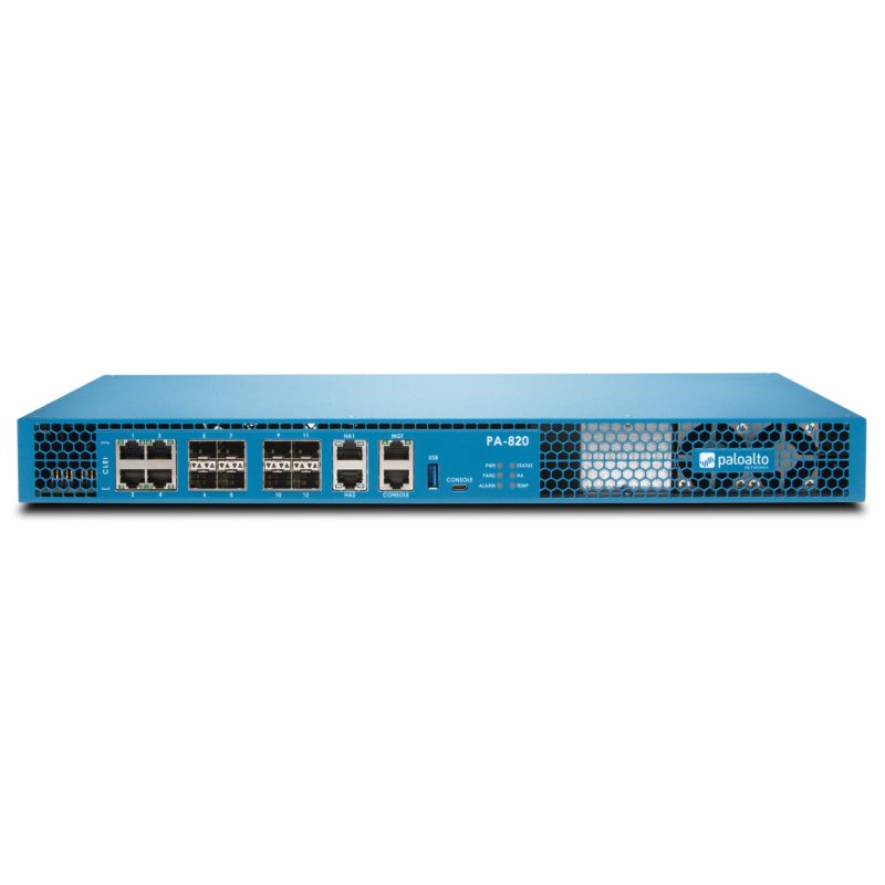 Palo Alto Networks PA-820 hardware firewall 1U 0.94 Gbit/s
