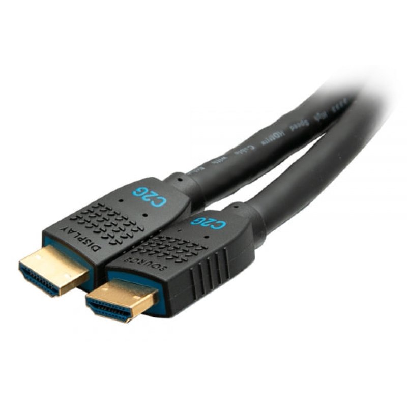 C2G Câble HDMI haut débit actif ultra-flexible série Performance de 3,7 m - 4K 60 Hz, Indice CMG 4 pour
