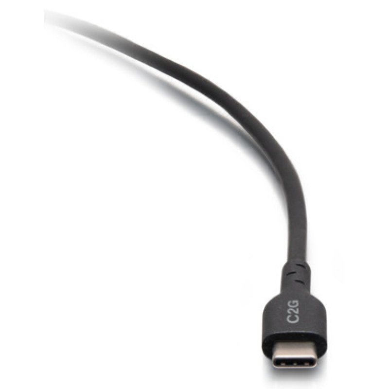 C2G Câble USB-C mâle vers USB-C mâle de 0,5 m (20V 5A) - USB 2.0 (480 Mbit/s)