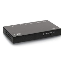 C2G HDMI Ultra-Slim HDBaseT RS232 and IR over Cat Extender Box Transmitter - 4K 60Hz