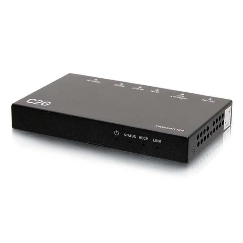 C2G HDMI Ultra-Slim HDBaseT RS232 and IR over Cat Extender Box Transmitter - 4K 60Hz