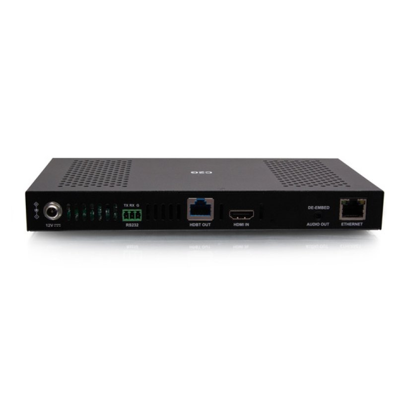 C2G Boîtier prolongateur TX HDMI HDBaseT USB-B vers A RS232 sur Cat vers boîtier RX (18 Gbit/s) 4K 60 Hz jusqu'à