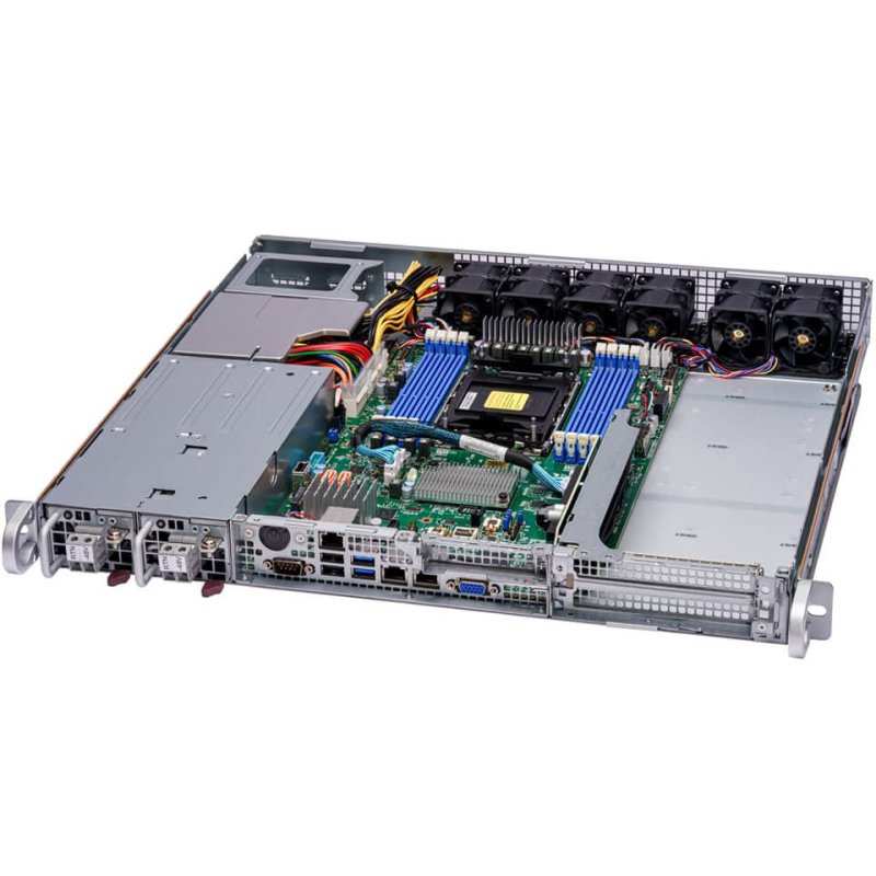 Supermicro SYS-111E-FDWTR serveur barebone Intel C741 LGA 4677 (Socket E) Rack (1 U) Argent