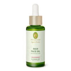 PRIMAVERA Regenerating Rich Face Oil 30ml - Natural Cosmetics for Mature and Demanding Skin - Activates Cells and Firms