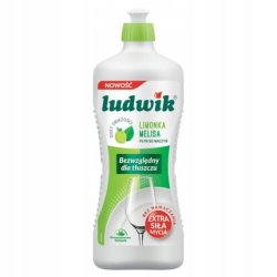 Ludwik Dishwashing Liquid 900g with Lime-Lemon Balm Fragrance