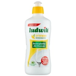 Ludwik Eco-Friendly Lemon Dish Cleaner - 450 Ml - Citrus Fresh Formula