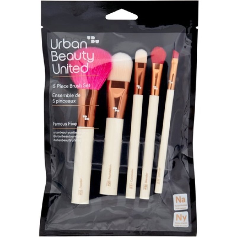 Urban Beauty United Famous Five 5 Piece Brush Kit