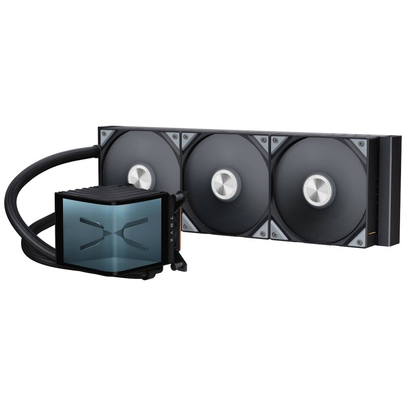 TRYX PANORAMA 360 AiO Wasserkühlung, 3D-AMOLED-Display - 360mm, schwarz