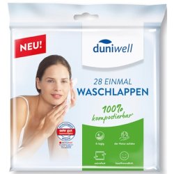 Duniwell Disposable Washcloths 28 Pack 20 X 20 Cm