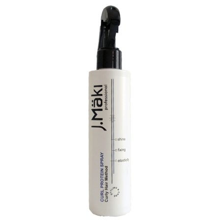 J.Maki Professional Care & Styling Curl Protein Spray, Cyrly Hair Method, Spray Protectie Pentru Bucle, 175ml