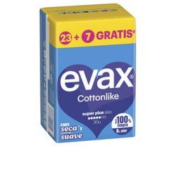 Evax Cottonlike Super Plus Wings Pads 30 Units