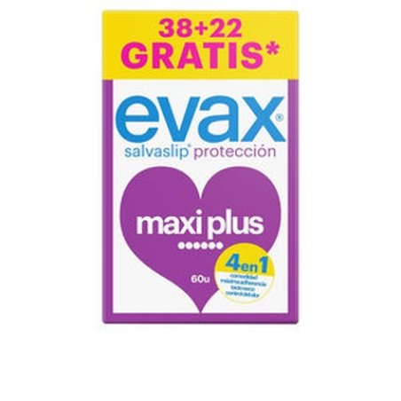 Evax Salvaslip Maxiplus Panty Liners 60 Units