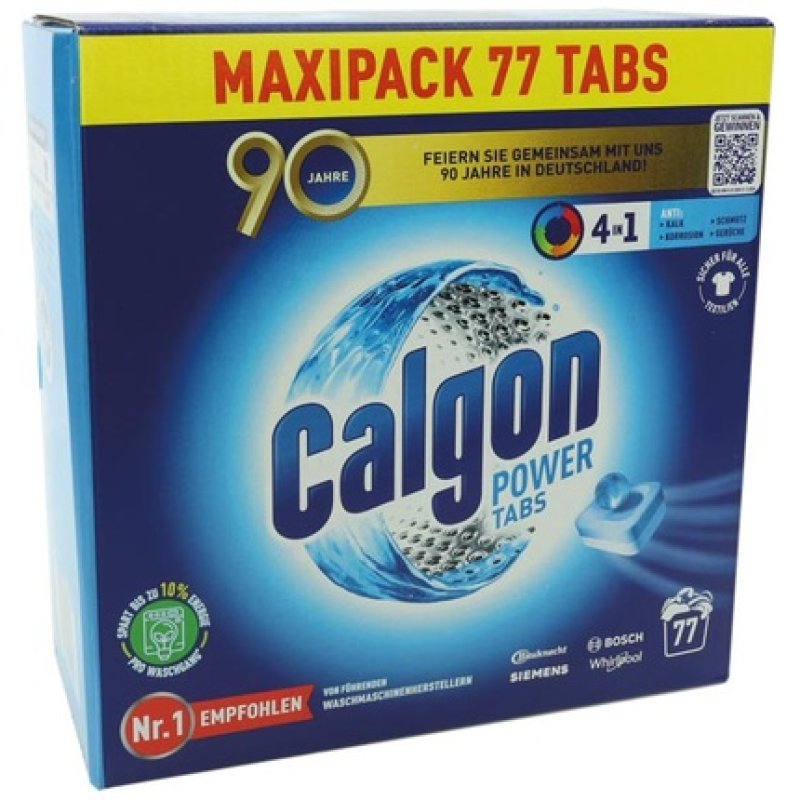 Calgon Calgon 4in1 Tabs 77 Pieces Water Softener 1001g