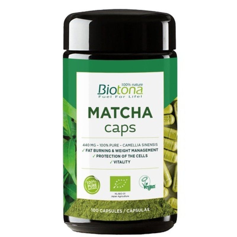 Biotona Organic Matcha Tea 100 Capsules