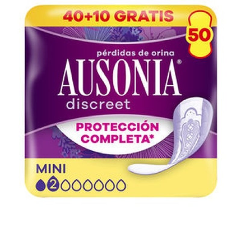 Ausonia Discreet Mini Incontinence Pads 50 Units