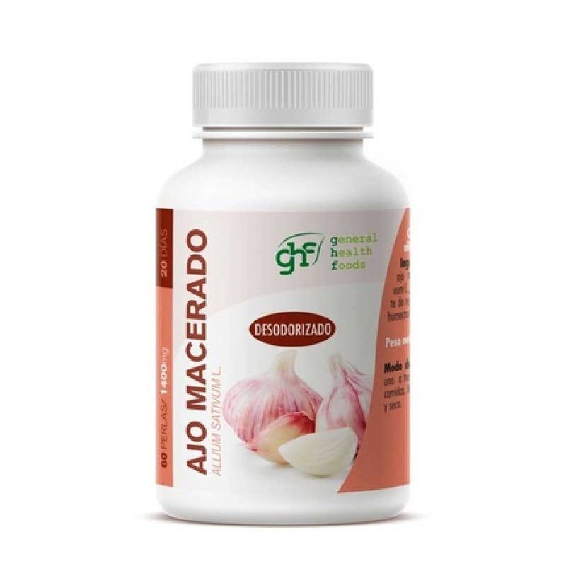 Ghf Macerated Garlic 1400mg 60 Pearls
