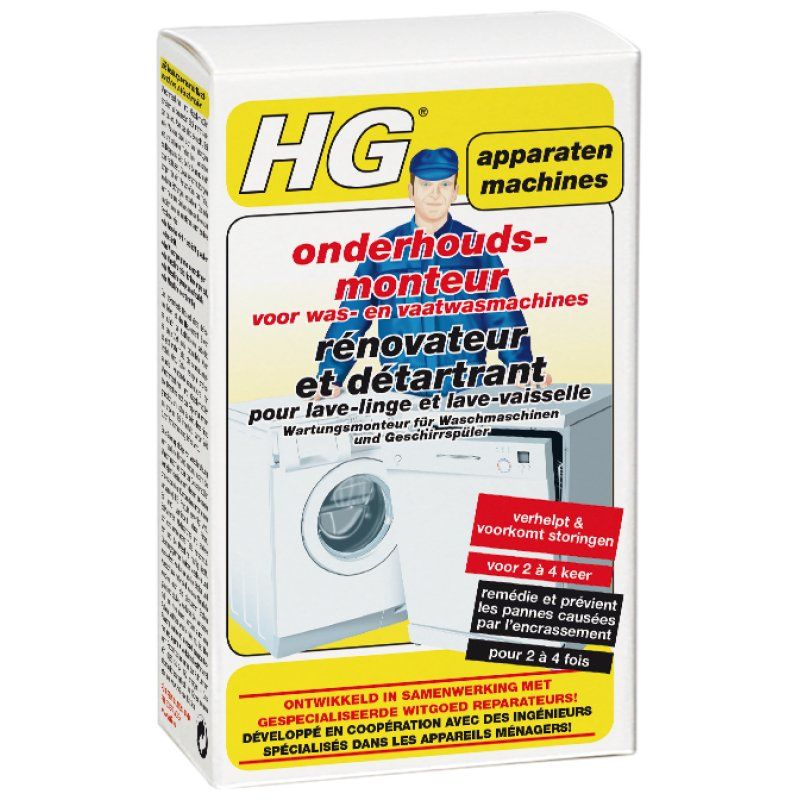 HG Rénovateur et détartrant pour lave-linge et lave-vaisselle