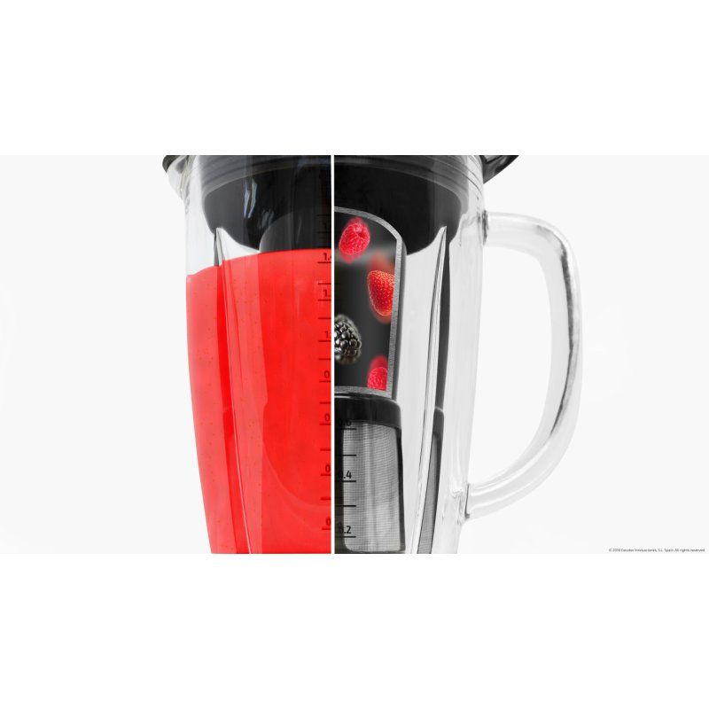 Cecotec Power Black Titanium 1800 Tabletop blender 1800 W Black, Stainless steel