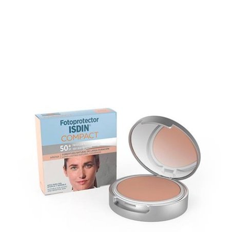 Isdin Fotoprotector Compact Sand Spf50 10g Oil Free