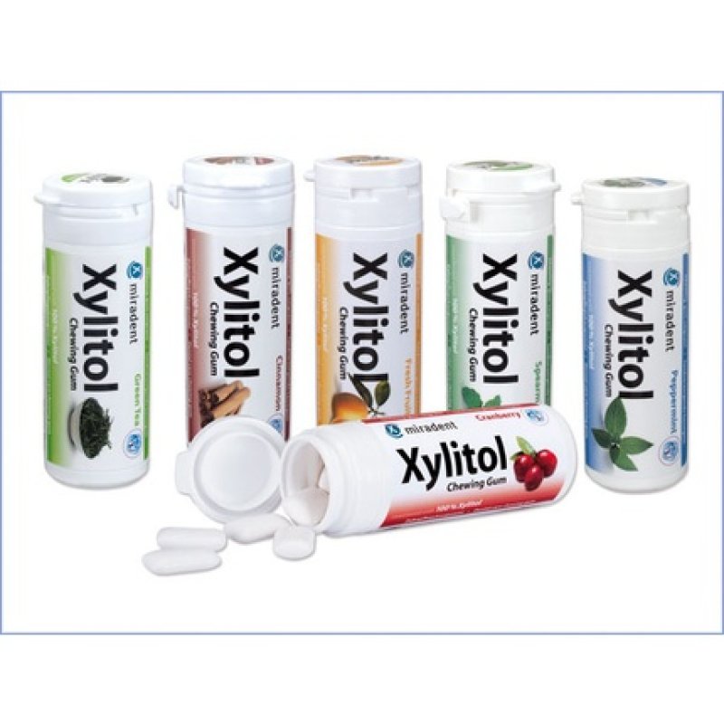 Miradent Xilitol Chewing Gum Spearmint Pack 30
