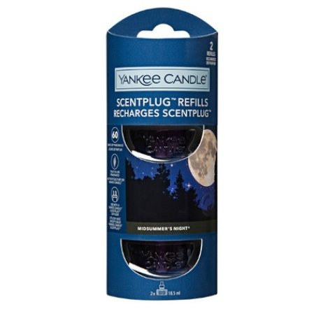 Yankee Candle Replacement Filling For The Electric Diffuser Organic Kit Midsummers Night 2 X 185 Ml