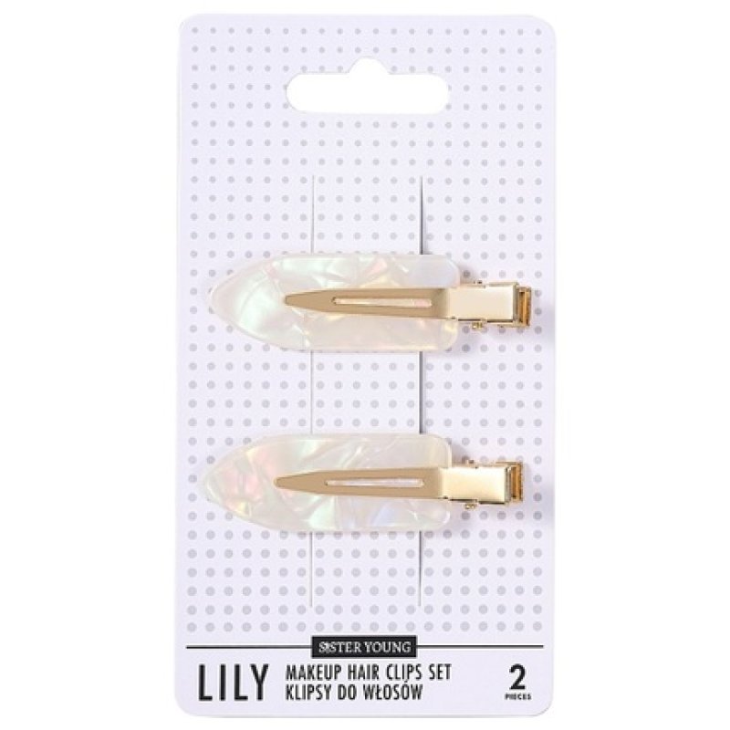 Sister Young Lily Makeup Hair Clips Set Mermaid 2 Pieces