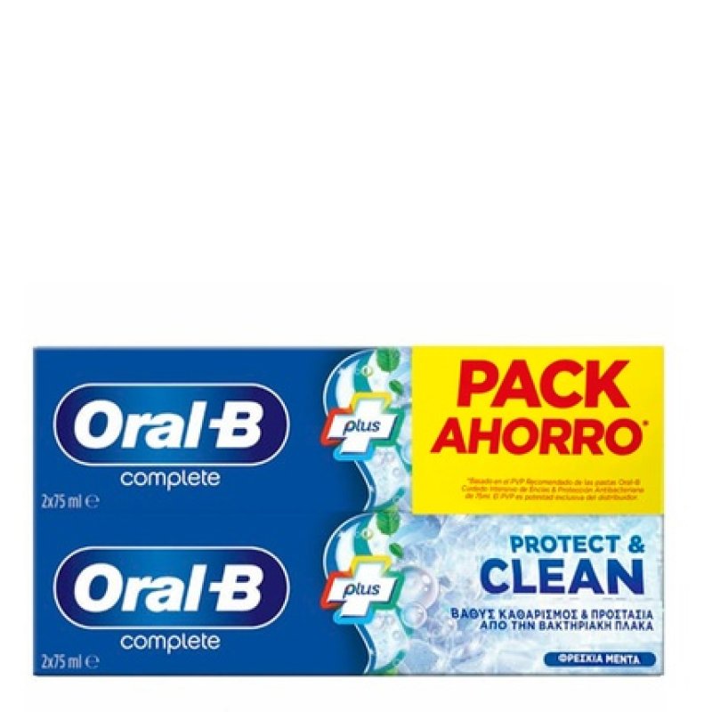 Oralb Complete Toothpaste Protects & Cleans 2x75ml Special Price
