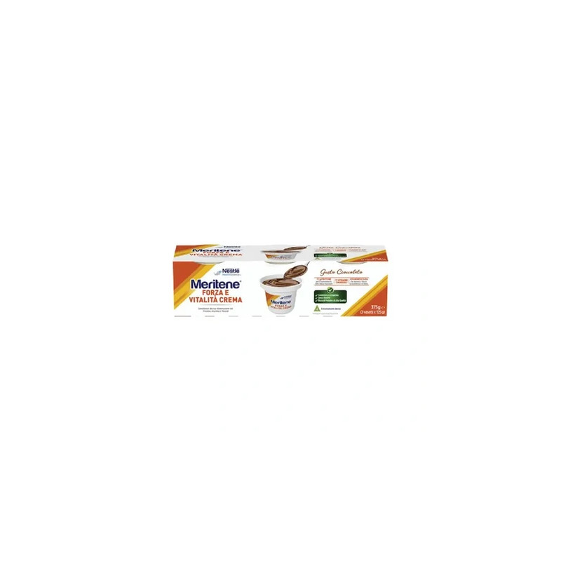 Nestle Meritene Forza E Vitalit Cream Nutritional Supplement Multivitamin And High Protein Chocolate Flavor 3 Cups