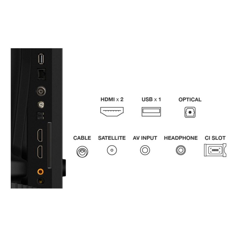 TCL S59K 40S59K TV 101.6 cm (40 ) Full HD Smart TV Wi-Fi Metallic