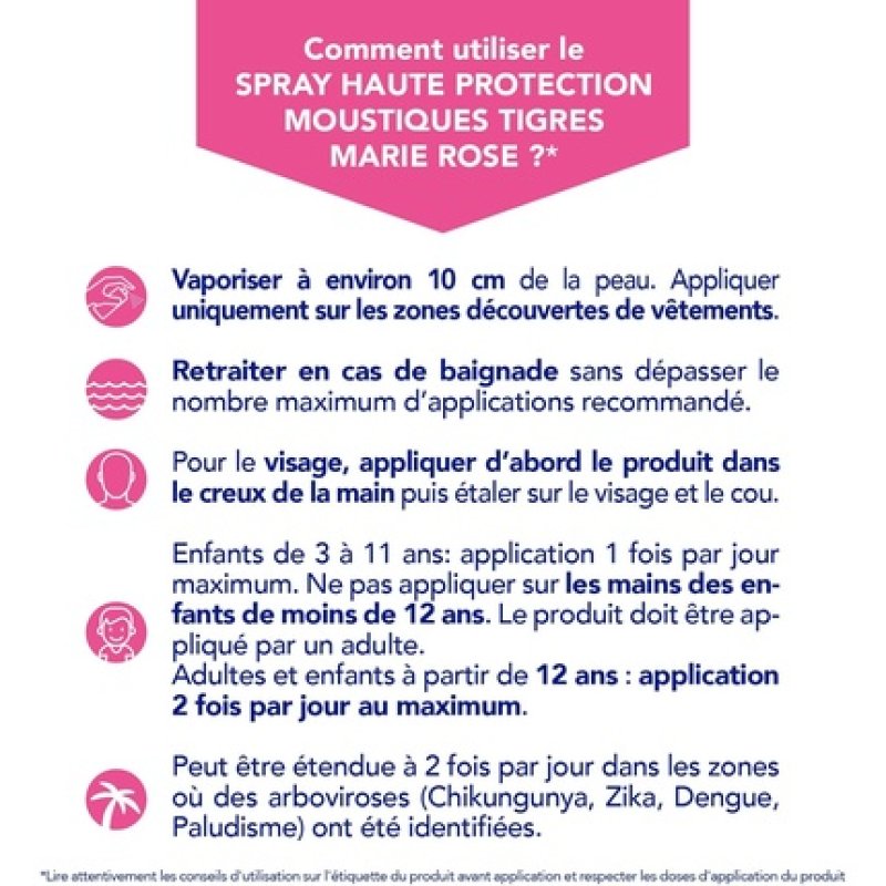 Marie Rose Anti-Mosquito Tropical Areas High Protection 100ml