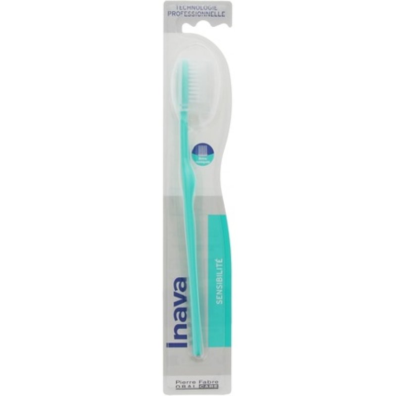 Inava Sensibility Toothbrush with Tapered Bristles - Green