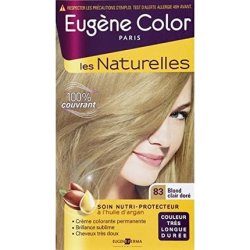 Eugene Color 83 Light Golden Blonde Permanent Coloring Cream with Extracts