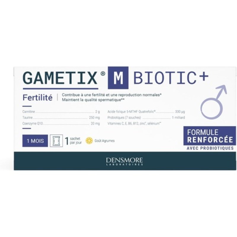 Densmore Gametix M Biotic Formula with Probiotics for Male Fertility