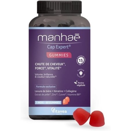 Manhae Cap Expert Gummies Food Supplement for Hair Loss and Strength