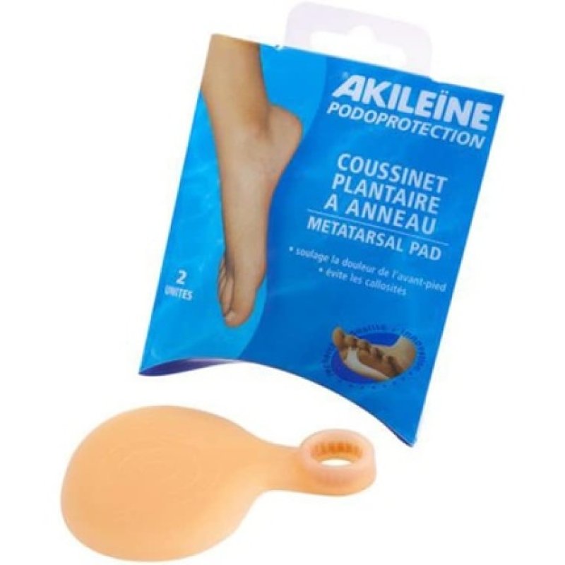 Akileine Podoprotection Plantar Pad with Ring - Pack of 2
