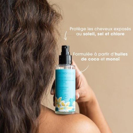 Berdoues Protective Hair Spray with Monoi and Tiaré Fragrance Coconut and Monoi Oil