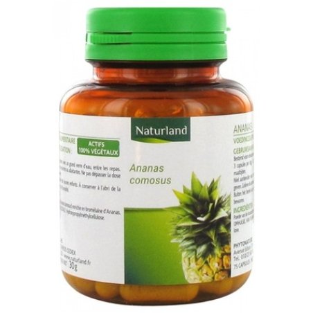 Naturland Pineapple Food Supplement 75 Vegecaps