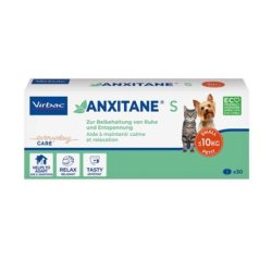 Anxitane S 30 Tablets for Dogs and Cats - Helps Stay Calm and Relaxed