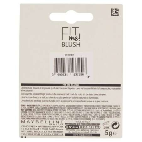 Maybelline New York Blush Powder Fit Me! 40 Peach 4.5g
