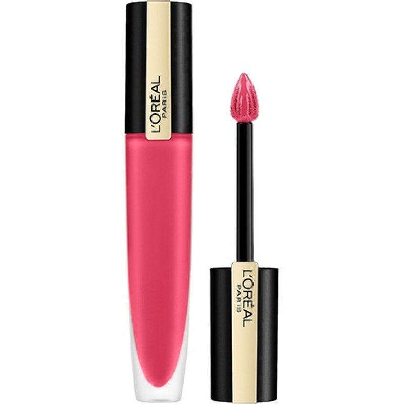 L'Oreal Rouge Signature Matte Liquid Lipstick 128 I Decide 1 Count