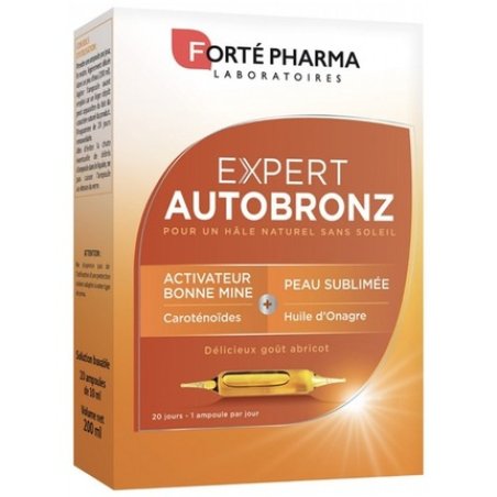 Forte Pharma Expert Autobronz Food Supplement 20 Ampoules