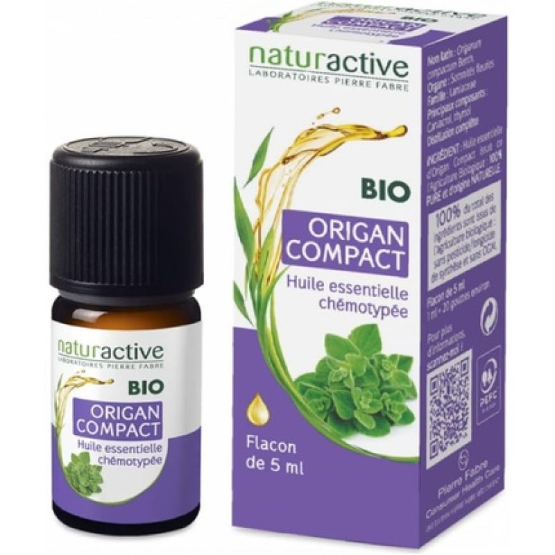 Naturactive Organic Oregano Compact Essential Oil 5ml