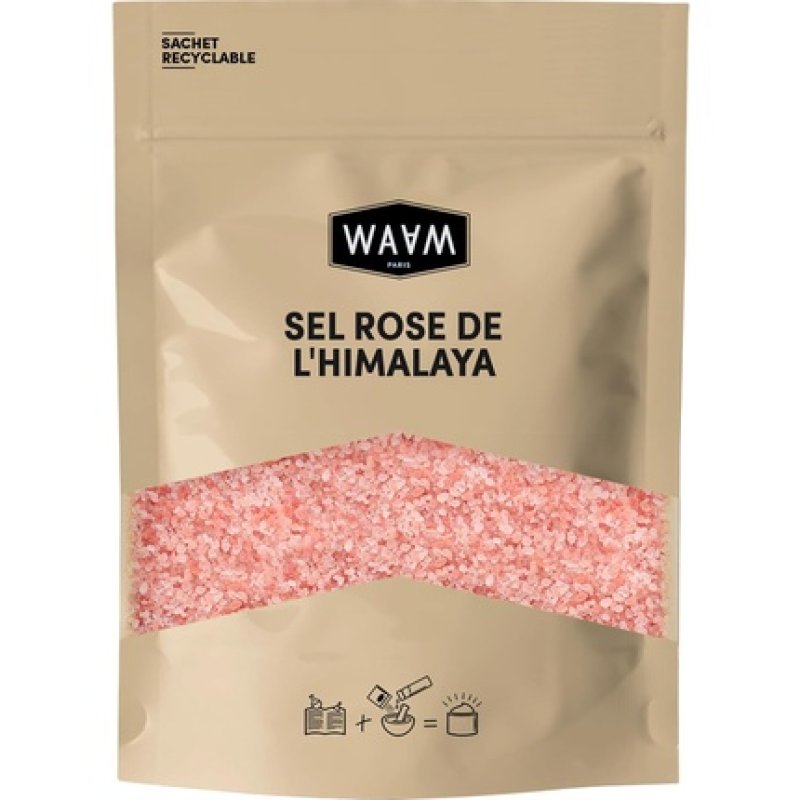 Waam Cosmetics Himalayan Pink Salt 100% Pure and Natural Exfoliating Salt
