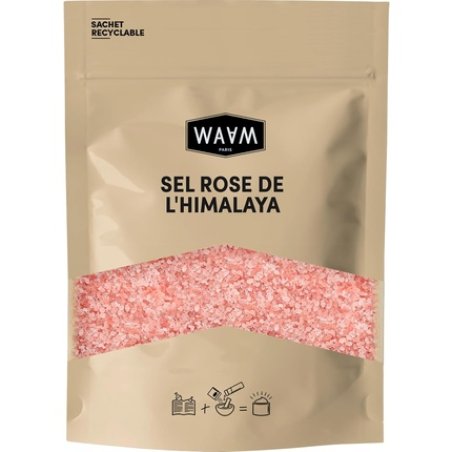 Waam Cosmetics Himalayan Pink Salt 100% Pure and Natural Exfoliating Salt