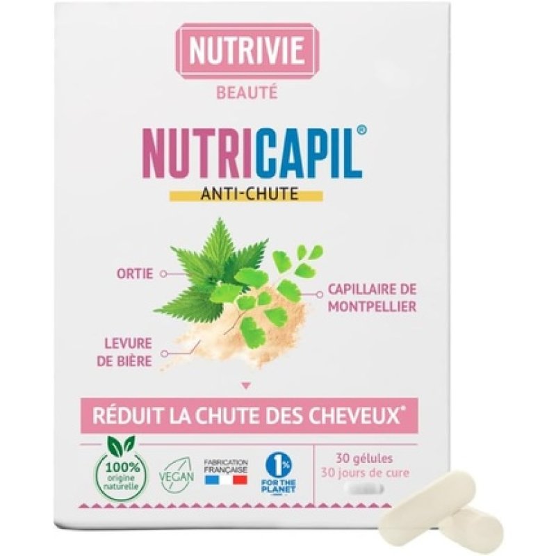 Nutricapil Anti-Hair Loss 100% Natural Origin Reduces Hair Loss