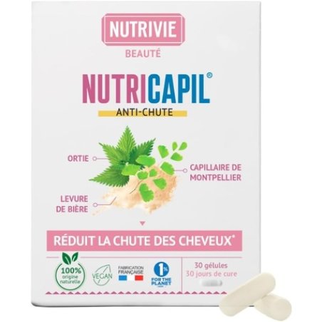 Nutricapil Anti-Hair Loss 100% Natural Origin Reduces Hair Loss