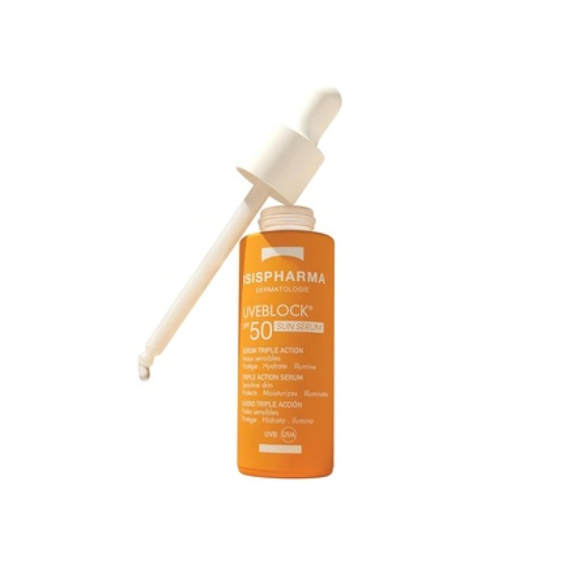 Isispharma Uveblock Sun Serum SPF 50 - 8 Hours of Hydration Protection