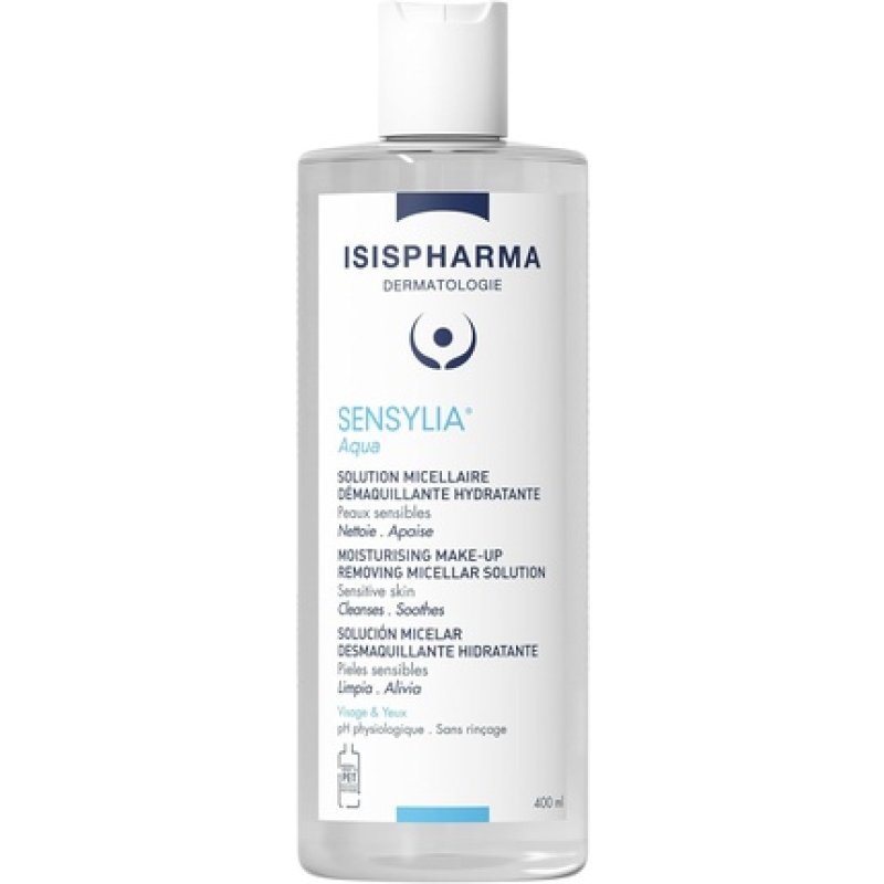 Isispharma Sensylia Aqua Micellar Water Cleansing Solution 400ml - Soothes