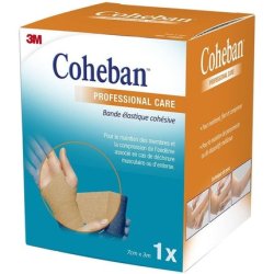 3M Coheban Cohesive Contention Strip 3m x 7cm - Flesh
